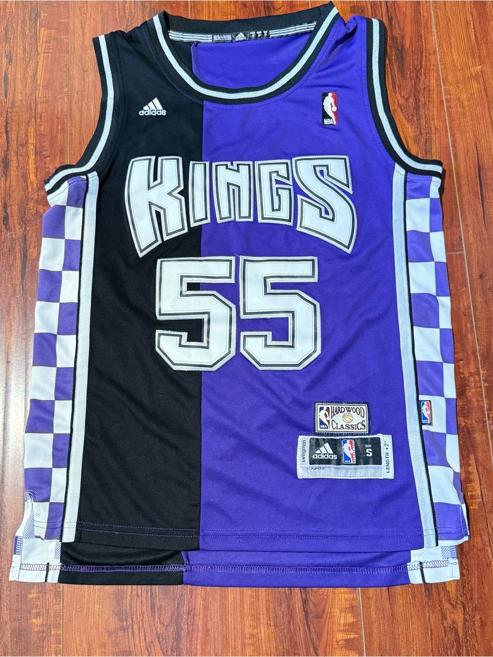 Jason Williams Sacramento Kings #55 Jersey Mens Sz Small Purple/Blk Preowned!
